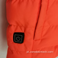 Jaqueta colete de inverno impermeável personalizada para exteriores